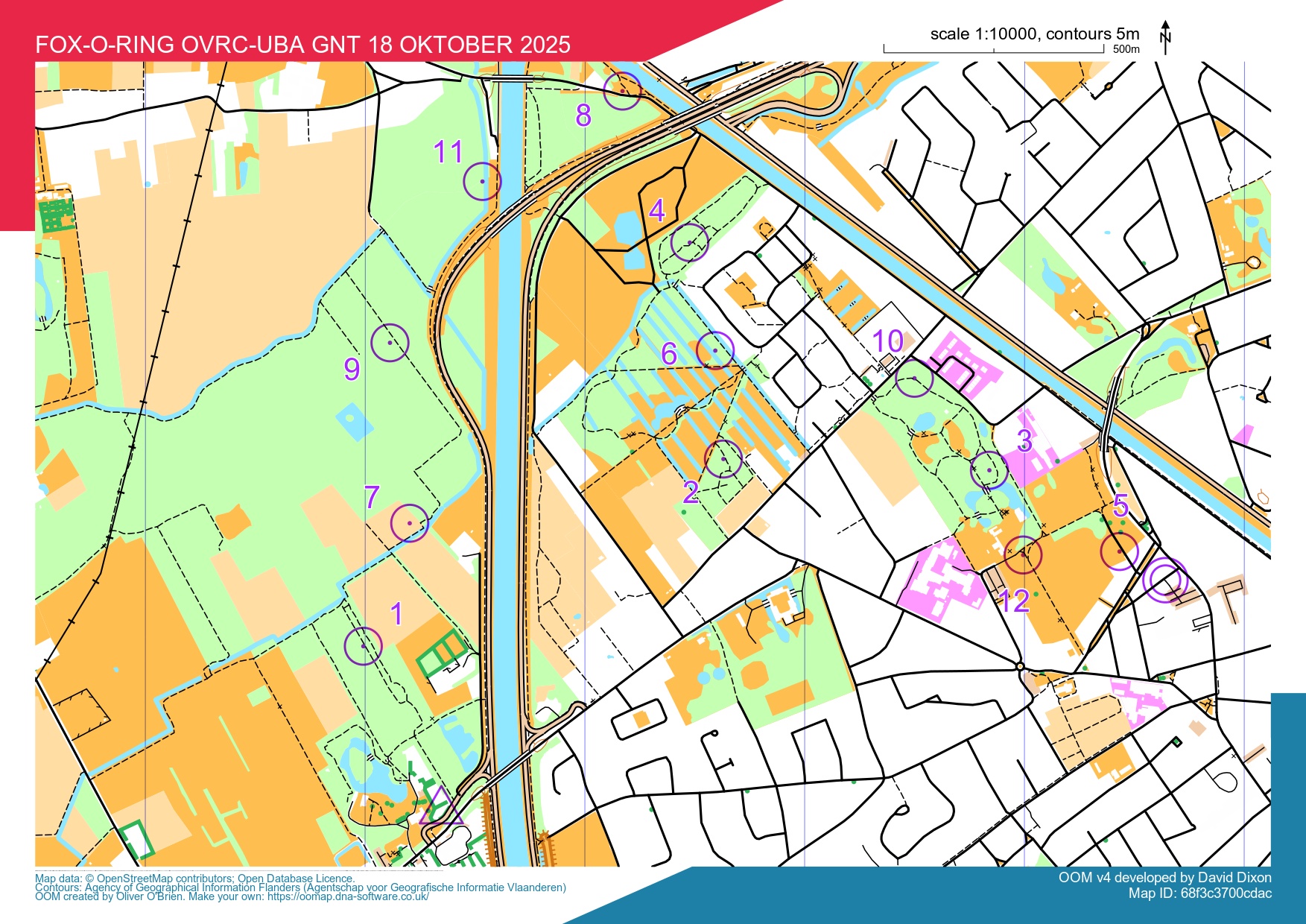 18 oktober 2025 GNT Gent Mariakerke 80m Fox-O-ring