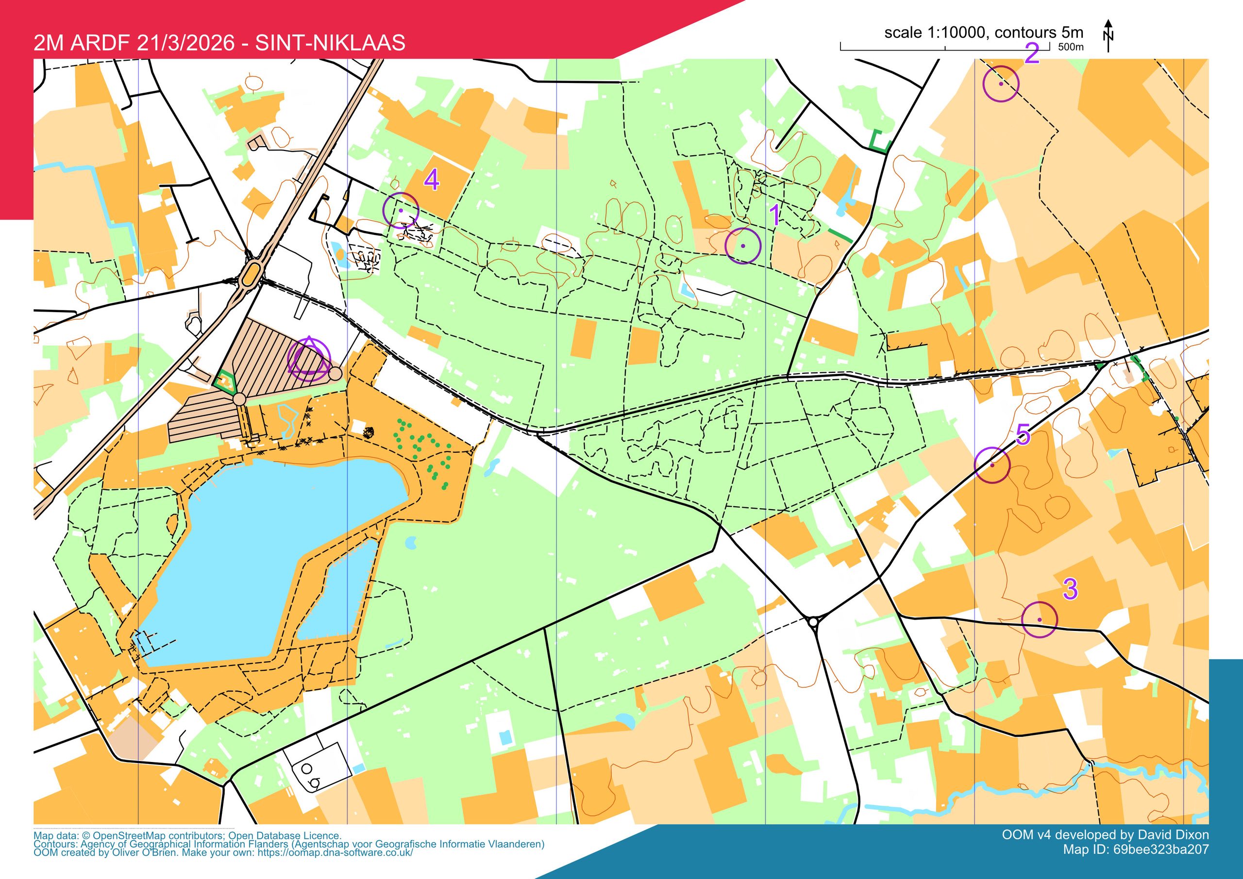 21 maart 2026 2m ARDF Sint-Niklaas Westakkers