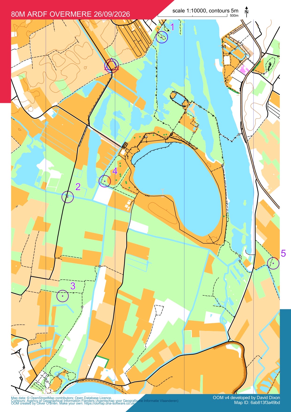 26/09/2026 80m ARDF Overmere